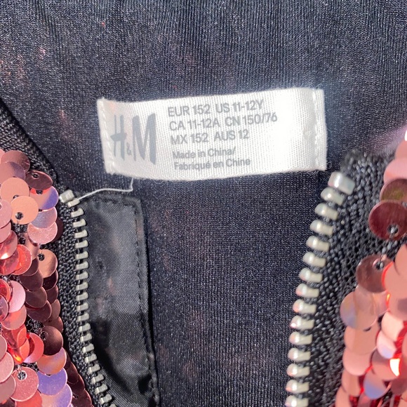 H&M Multicolor Sequin Bomber Jacket - Picture 2 of 6